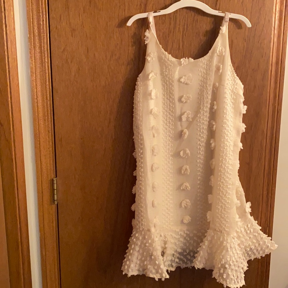 Cute flirty beige dress